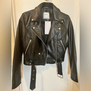 BERSHKA Black Jacket M